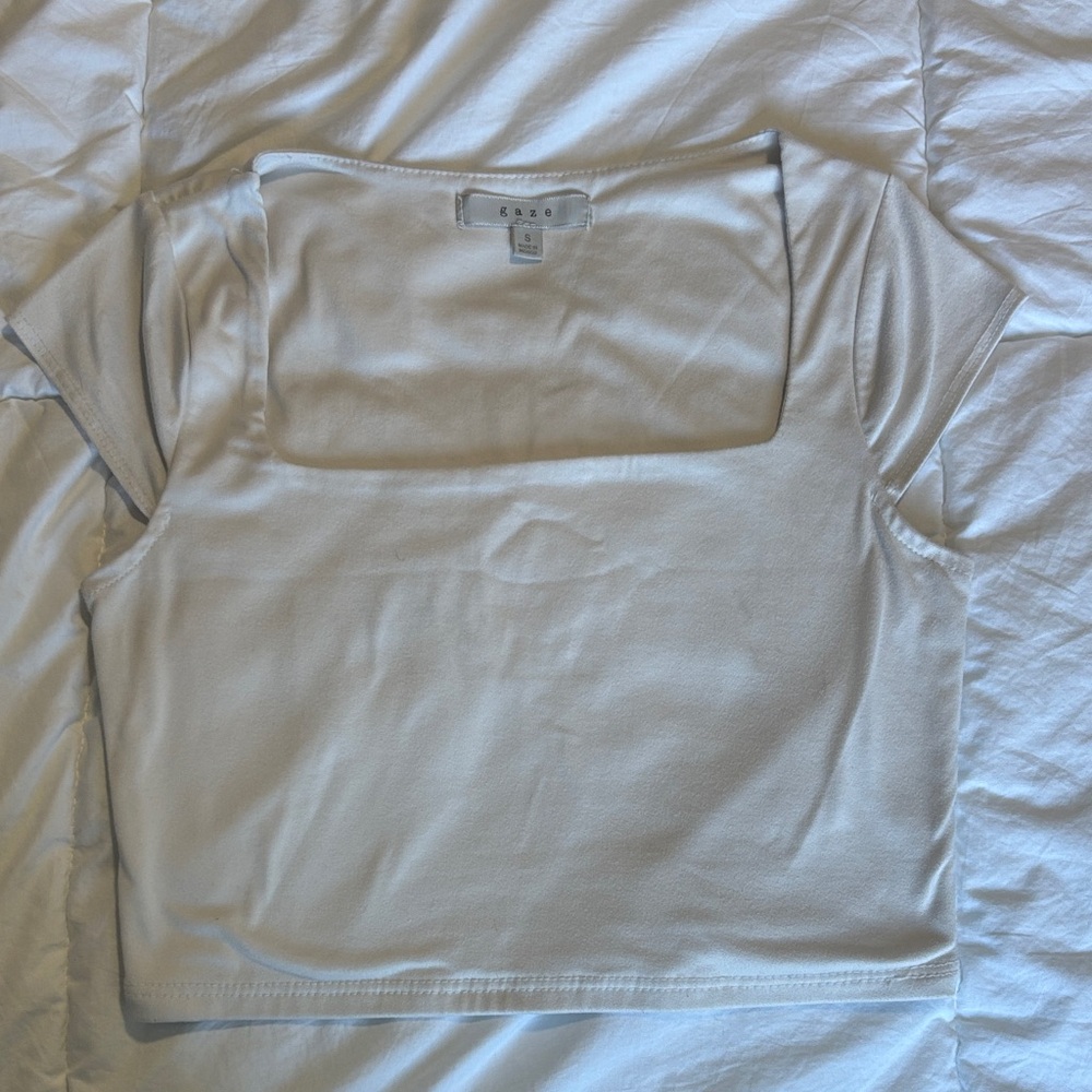 Gaze Square Neck Crop Top